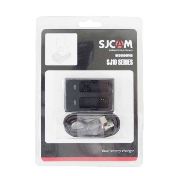 画像1: SJCAM SJ10シリーズ デュアルチャージャー (1)